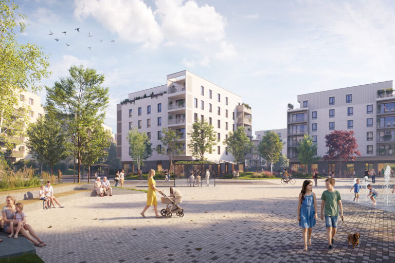 Etapa Na námestí II prinesie 81 nových bytov aj nové centrum štvrte
