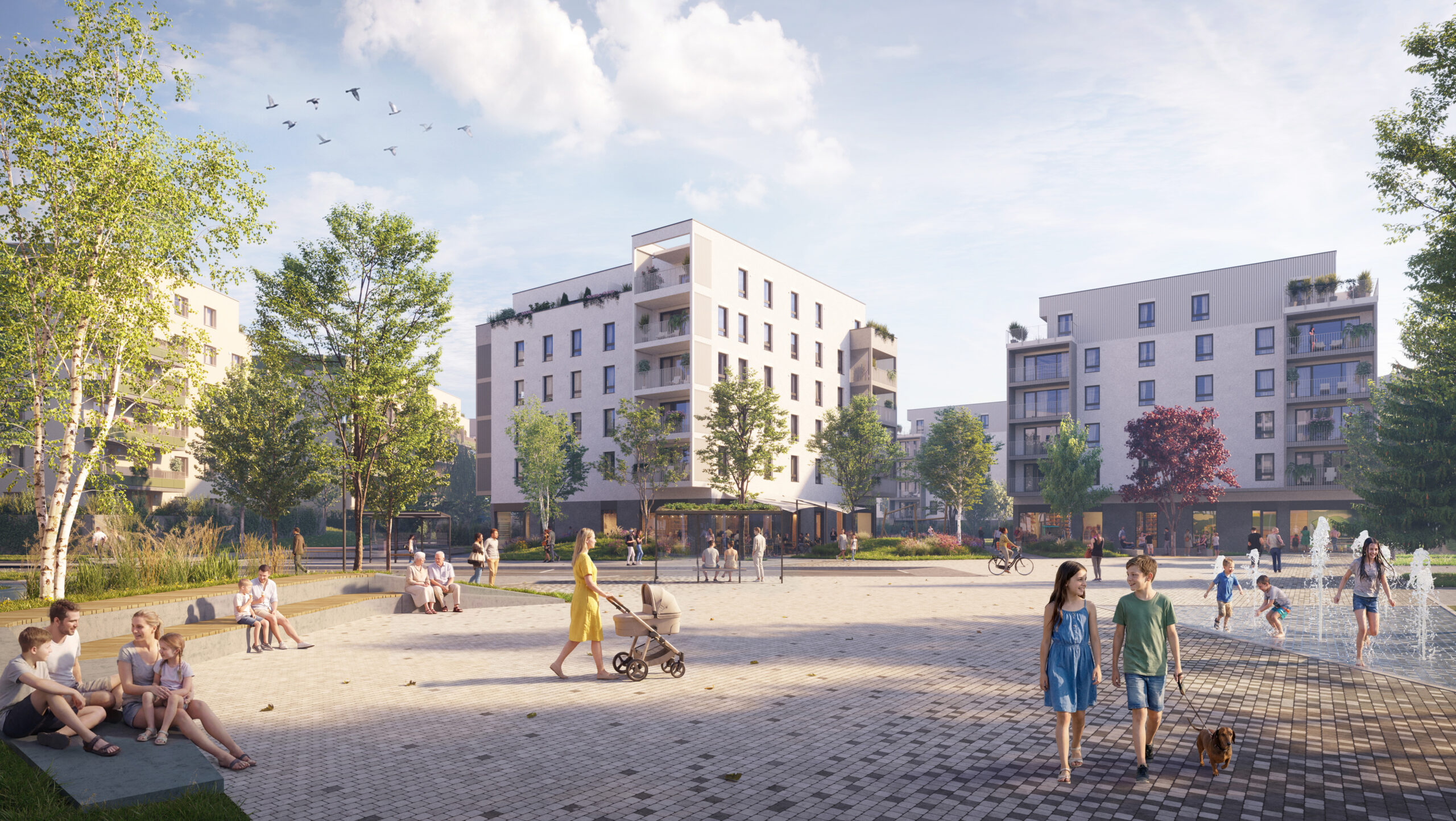 Etapa Na námestí II prinesie 81 nových bytov aj nové centrum štvrte