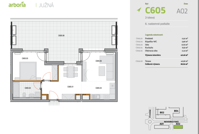 2-izbový byt C605