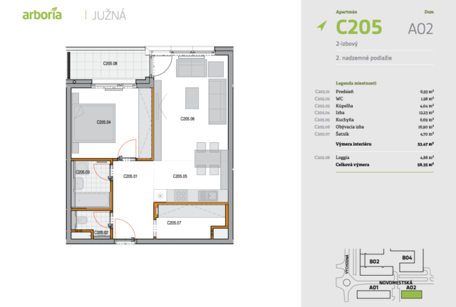 2-izbový byt C205
