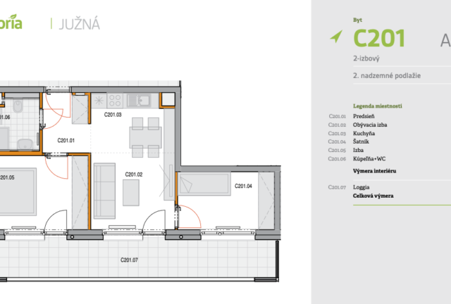 2-izbový byt C201