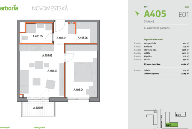 2-izbový byt S_A405_E01