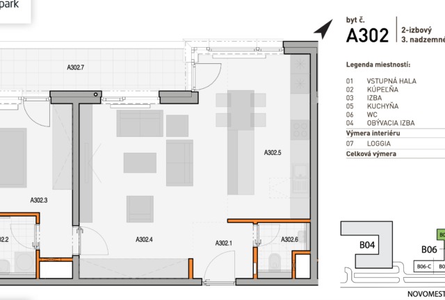 2-izbový byt S_A302_BD6